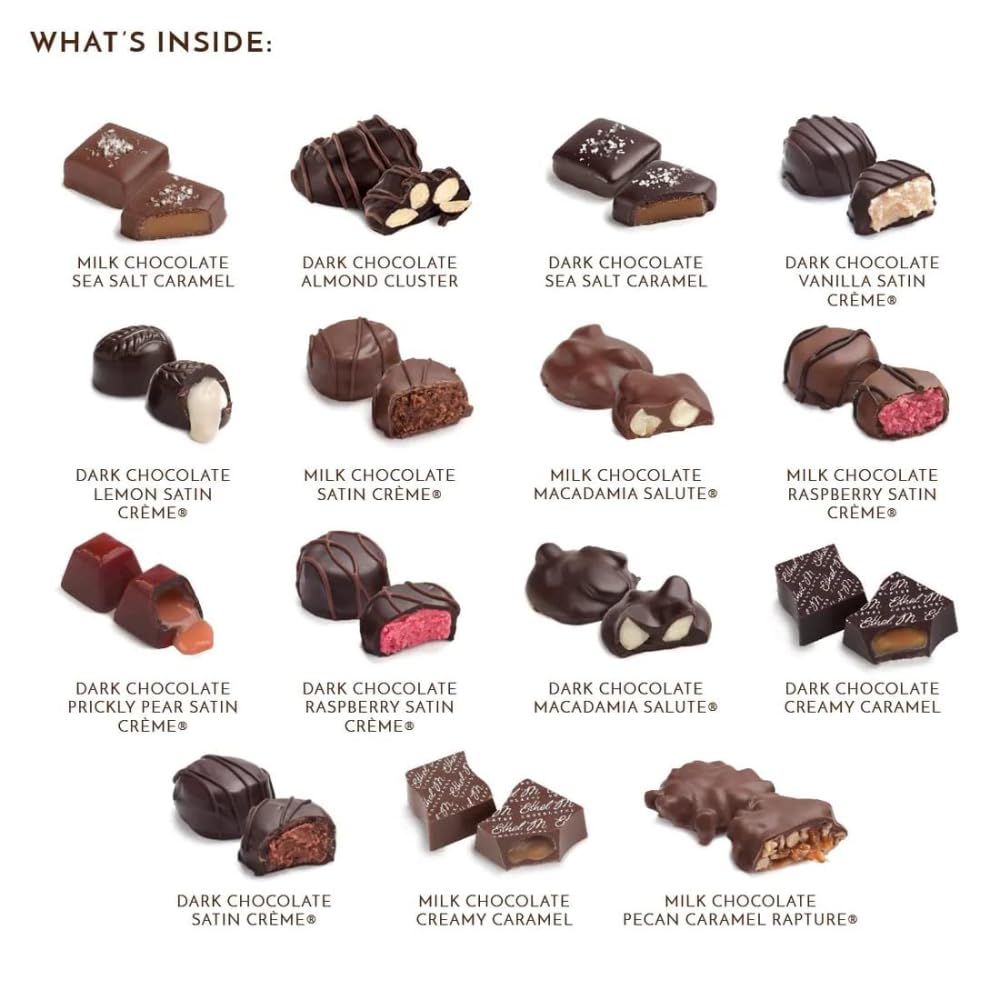 Amazon.com: Ethel M Chocolates The Chocolatier's Collection, Brown
