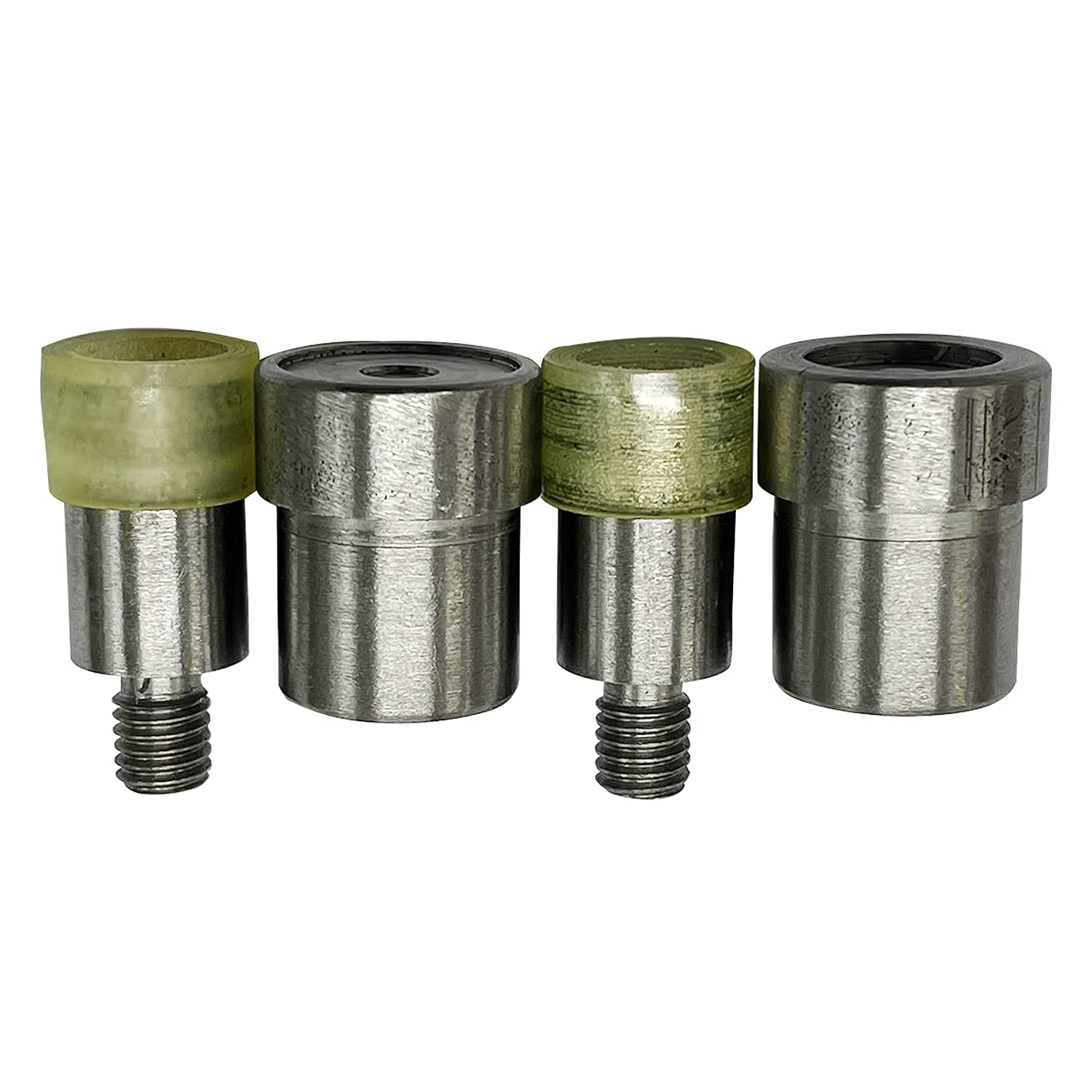 Juego de troqueles de cierre magnético, remache de doble tapa, cierre magnético, troqueles de fijación para máquina universal de prensa manual verde para bolsos, bolsos, mochilas, 18 mm