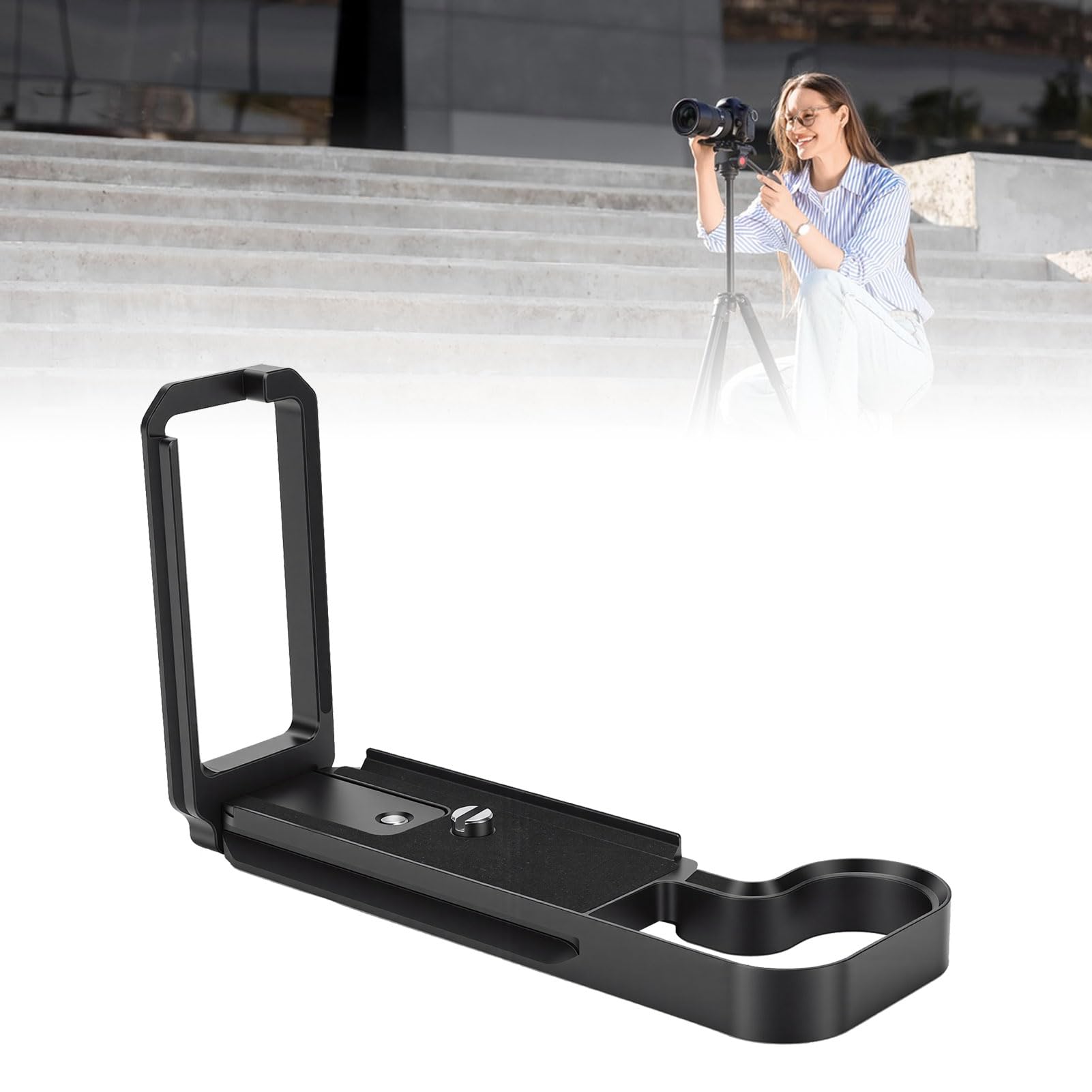 Soporte de Cámara en Forma de L de Aluminio Ligero para Fotografía X2D X2D II con Placa de Liberación Rápida 1 X Placa de Liberación Rápida