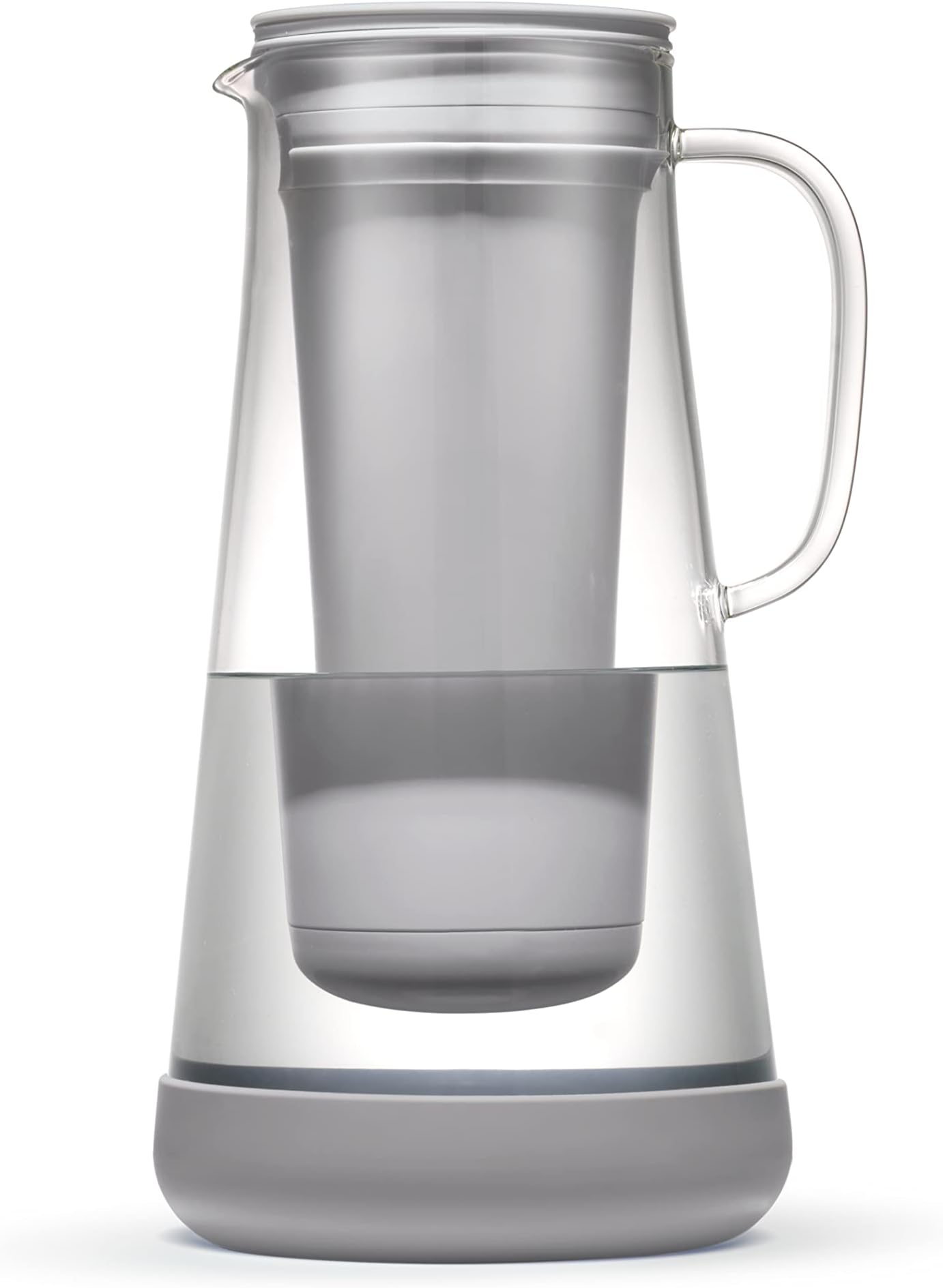 Home Pitcher Glass and Silicone Base 7 Cup Pebble