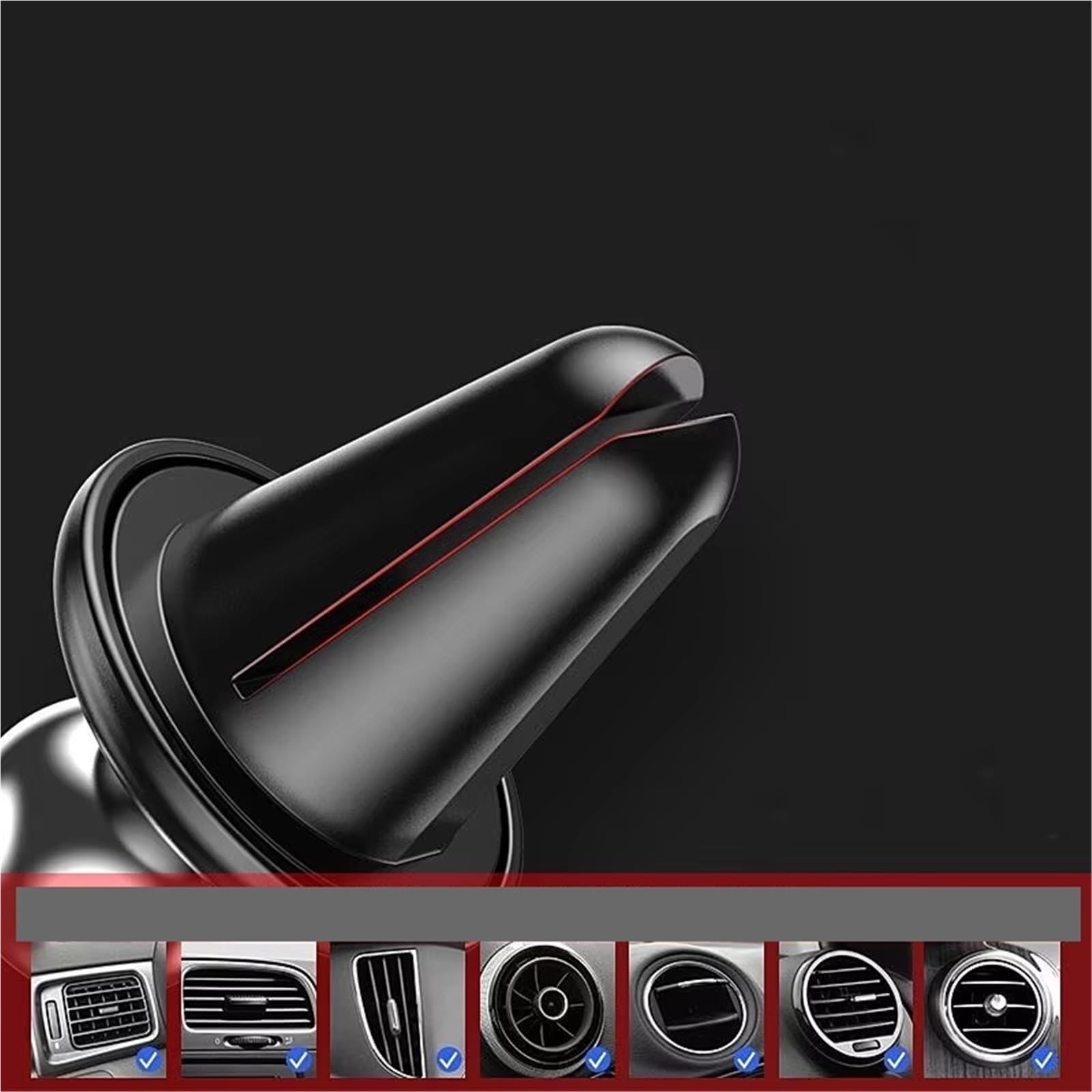 Per Peugeot 206 207 307 407 408 308 607 508 3008 5008 Accessori Auto Supporto Telefono Auto 360 Gradi Navigazione Automatica Porta Cellulare Auto(1pcs Silver)