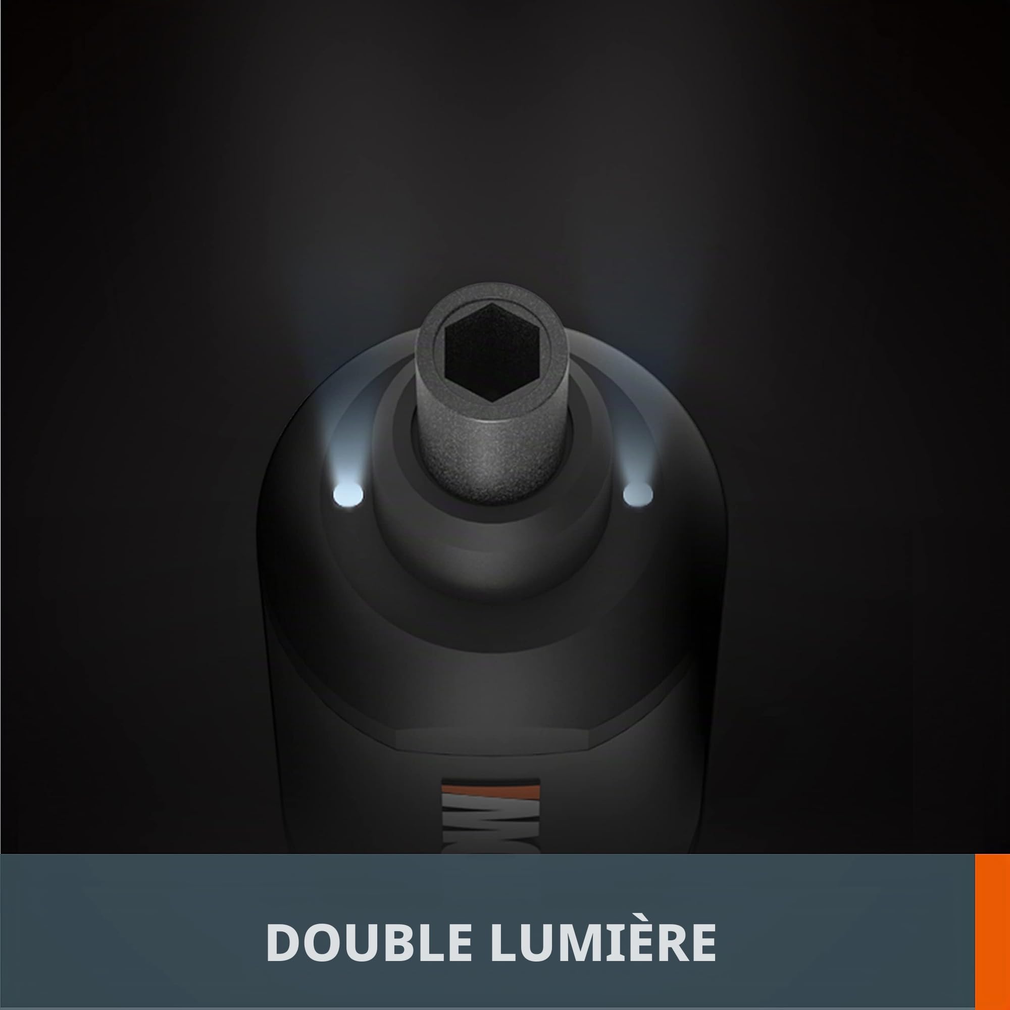 WORX WX240 Mini tournevis électrique 3,6 V (4 V max) avec couple à 3 vitesses, puissance 5 Nm, 24 embouts de tournevis, lumière LED, léger, sans fil, chargement USB C, idéal pour les projets