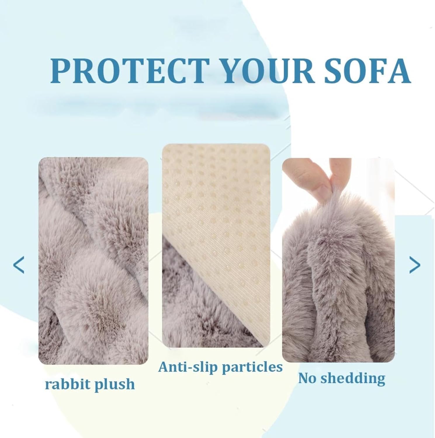 Funda Protectora de Terciopelo. Comodidad y Estilo for el salón. Suave al Tacto. Fácil de Limpiar. | 70*180cm