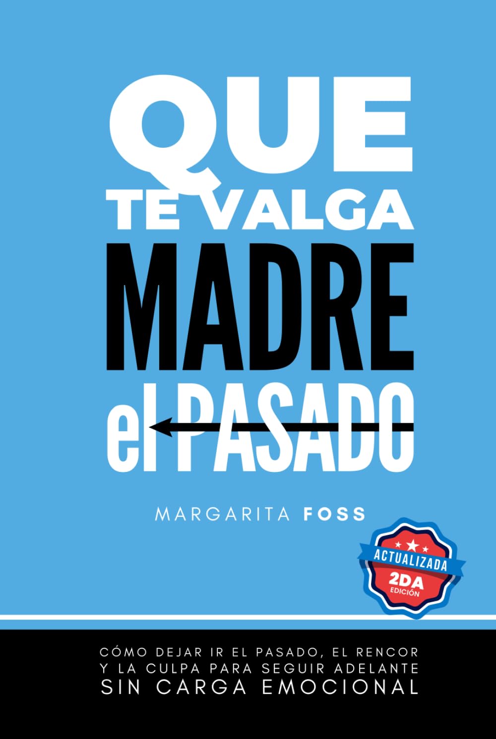 Que te valga madre el pasado: Cómo dejar ir el pasado, el rencor y la culpa para seguir adelante sin carga emocional (Versión pasta dura en blanco y negro) (Spanish Edition) Hardcover – April 13, 2024
