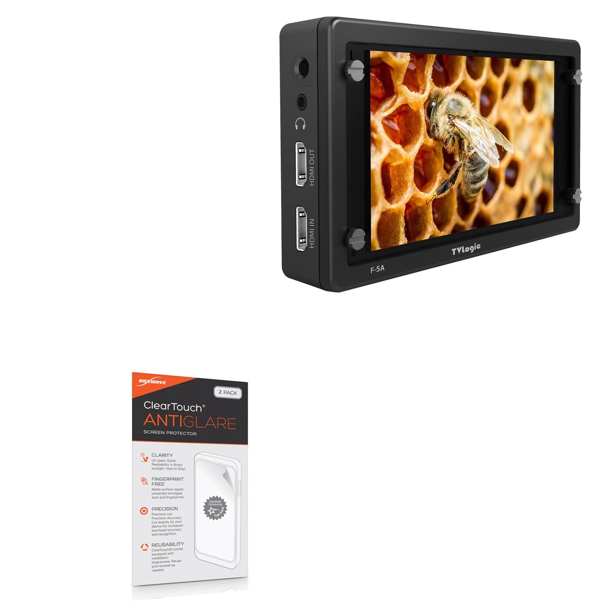 Amazon.com: BoxWave Screen Protector Compatible with TVLogic F-5A 