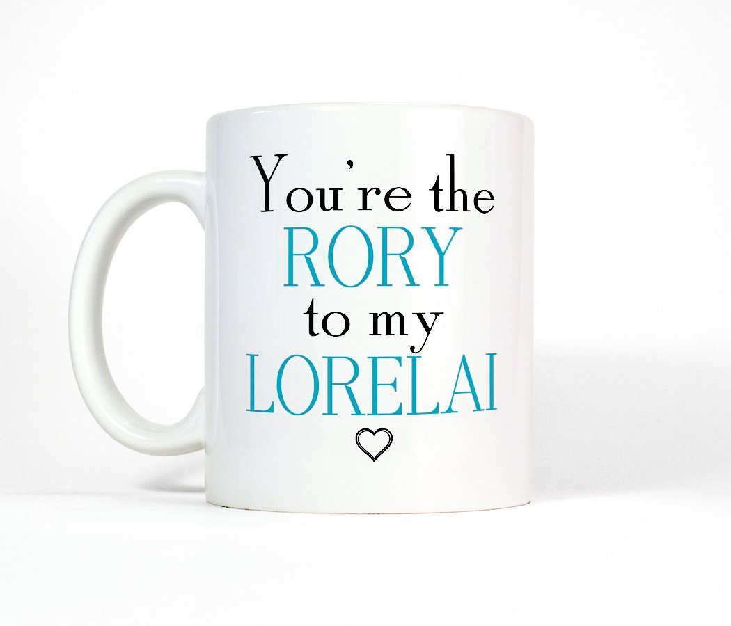 You're The Rory To My Lorelai Ceramic Coffee Mug Blue, Gilmore Girls inspired Coffee Cup, Tea Mug for Daughter, Sister or Best Friend (11oz).