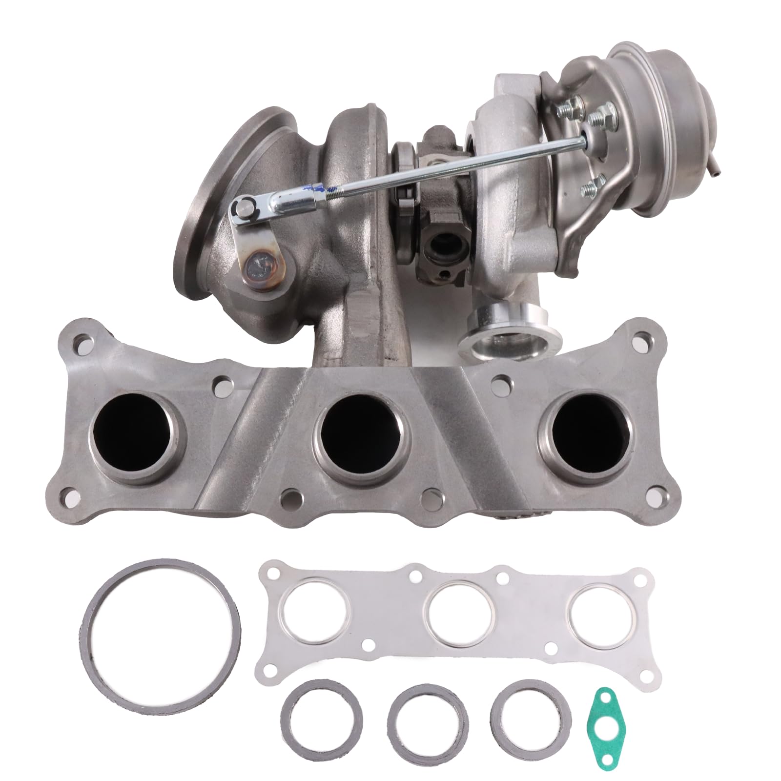 RILONHTurbo Turbocharger Left Fit for BMW 135i, 335i 2006-2011 Engine N54B30 3.0L | TD03L4 | 11657649289, 11657593015, 11654564710, 11657563685, 11657583863, 49131-07030, 49131-07009, 49131-07008