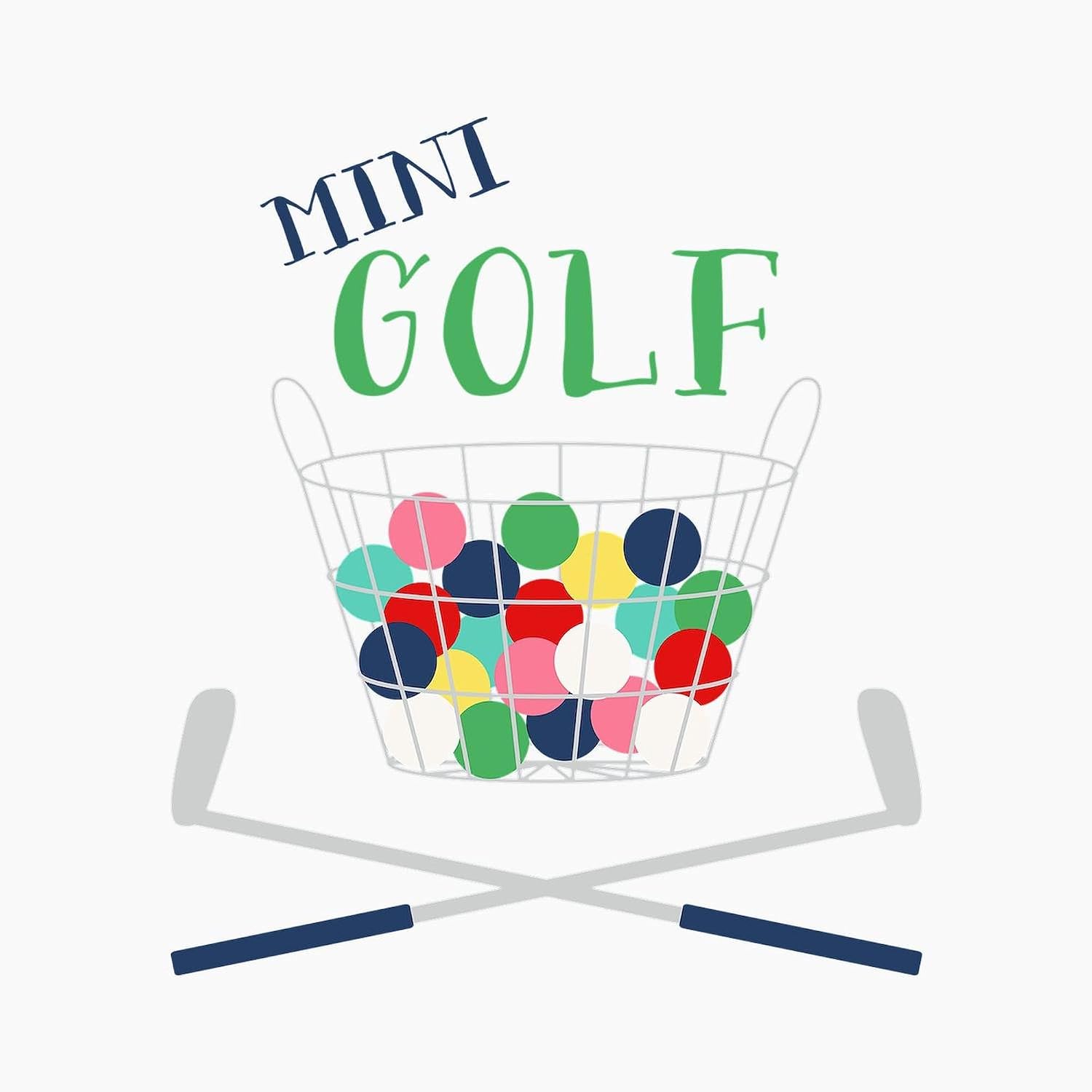 CafePress Mini Golf Magnets 2.25" Round Magnet, Refrigerator Magnet