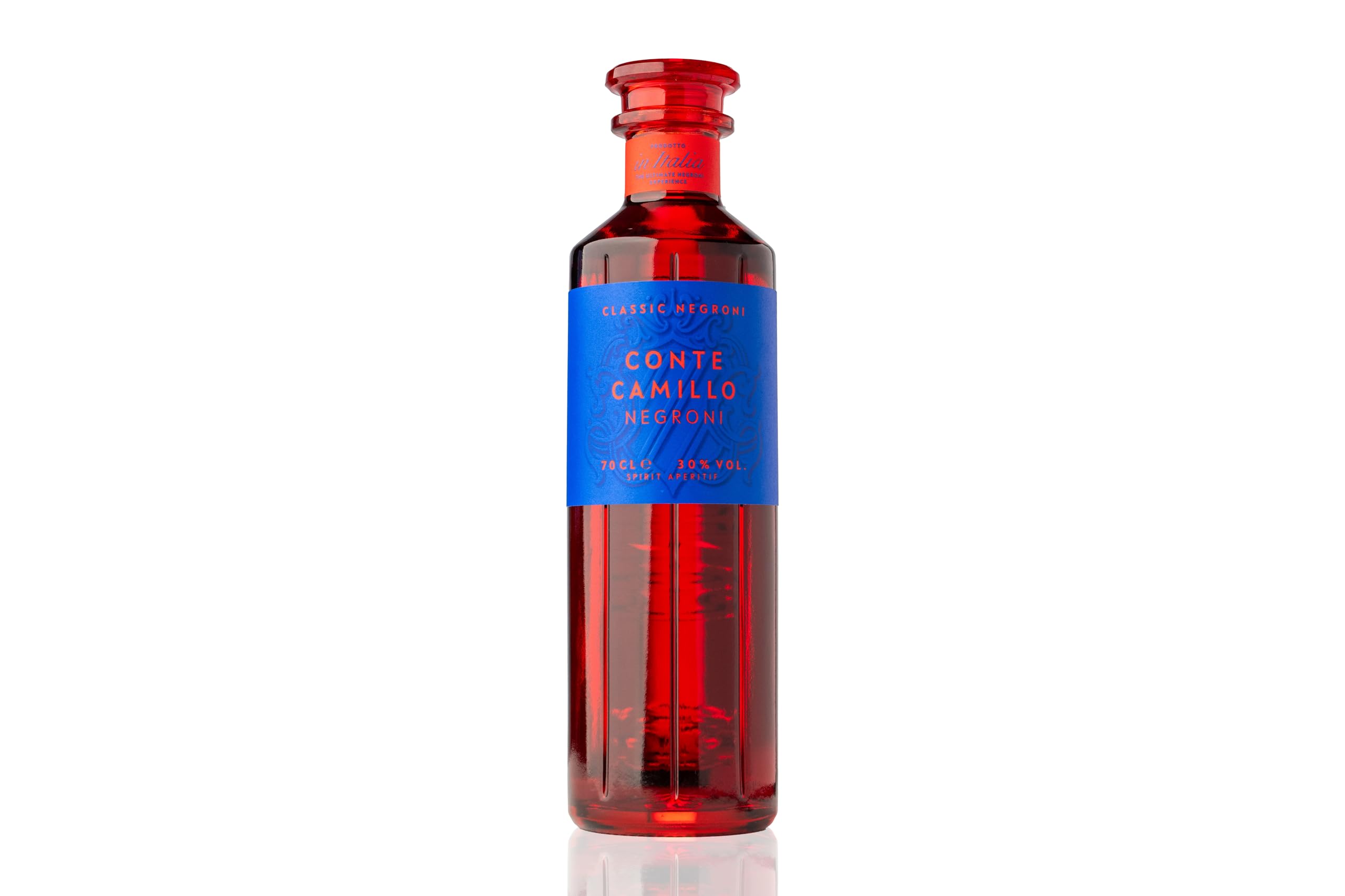 Conte Camillo Negroni - 70cl, 30% ABV - Ready to Drink Italian Cocktail