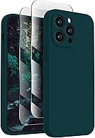 Vista 711 de FireNova Designed for iPhone 13 Pro Max Case, Silicone [Camera Protection] Phone Case with [2 Screen Protectors], Soft Anti-Scratch Microfiber Deep