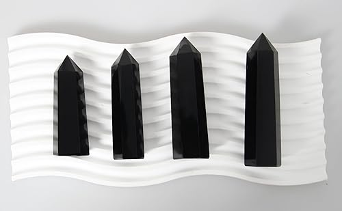 Miniatura 5 de Varita de cristal de labradorita, 1 varita de cristal de labradorita natural de 2.8 a 3.1 pulgadas, cristal curativo y piedras, torre de piedra de