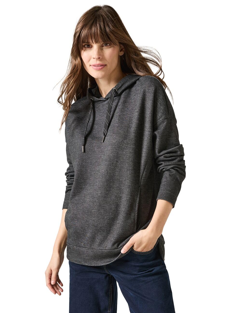 Cecil Damen Sweatshirt mit Kapuze