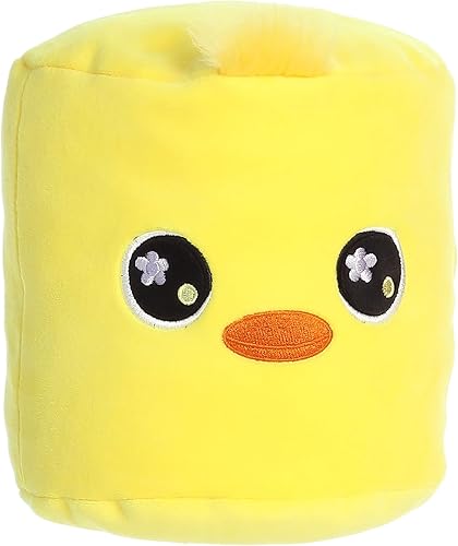 Miniatura 2 de Aurora Squeezable Mallows - Animal de peluche para pollitos - Ultimate Squishiness - Forma única - Amarillo 6 pulgadas
