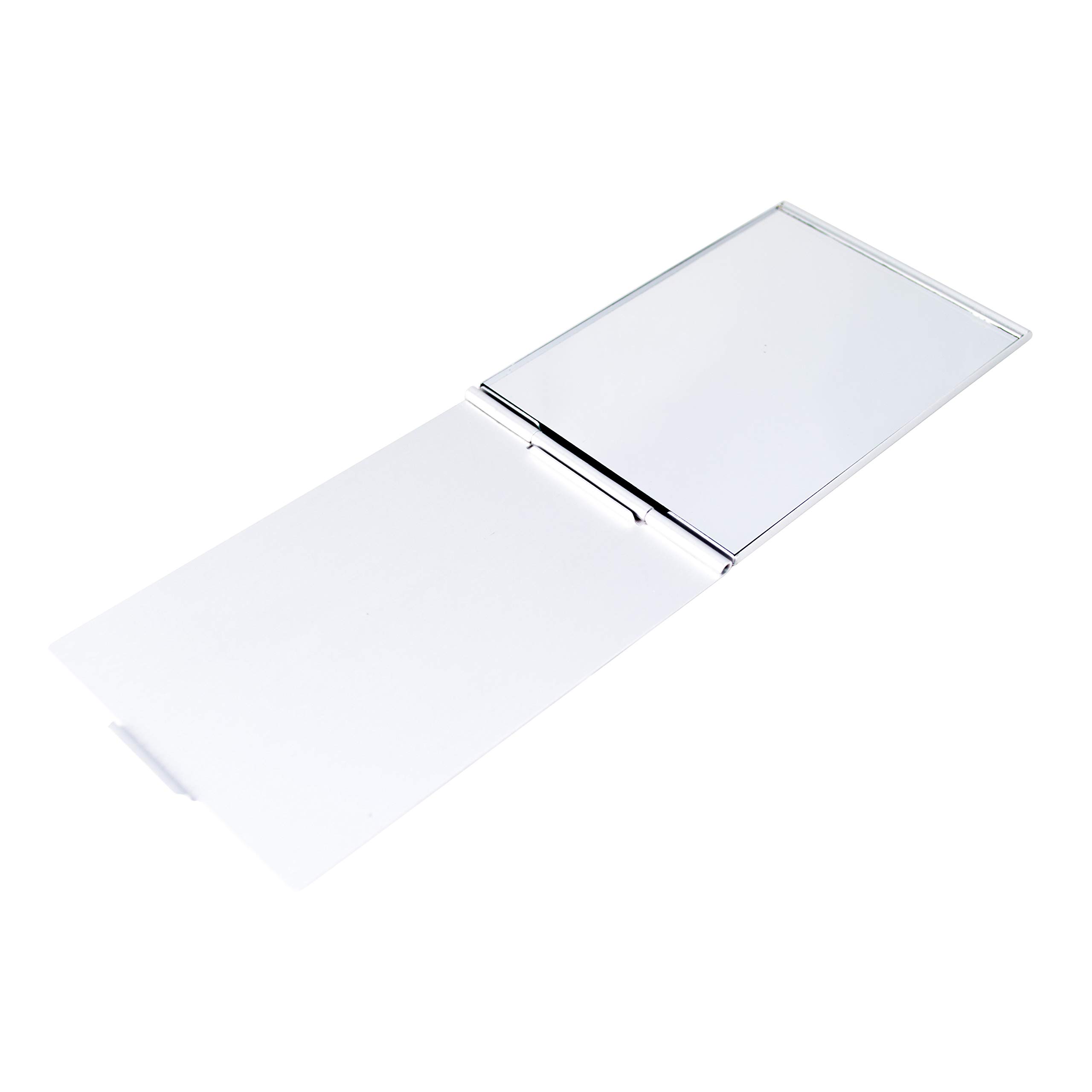 2er Set Faltbare Reisespiegel – Klappbar, Mit Ständer, 17 X 12,2 Cm, HD-Glas, Schwarz, Für Make-up & Reisen