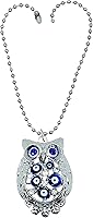 Vista 10 de LUCKBOOSTIUM Car Charm Evil Eye Keychain & Protection, Evil Eye Car Hanging Ornament, Home and Rear View Mirror Accessories