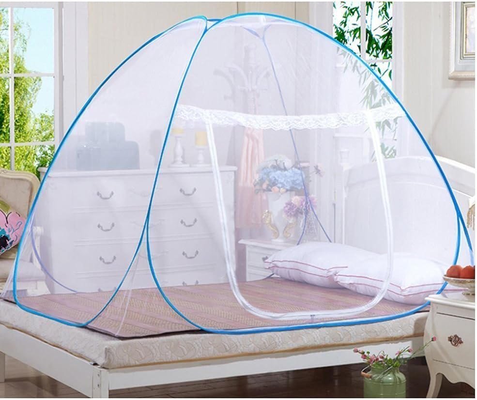 Candora Mosquito Nets, Outdoor Mongolian Yurt Dome Net-Free Installation and Folding Nets, Prevent Insect,ensure air flow Pop Up Tent Curtains,Great For Indoor and Outdoor Use. (180 * 200 * 150cm)