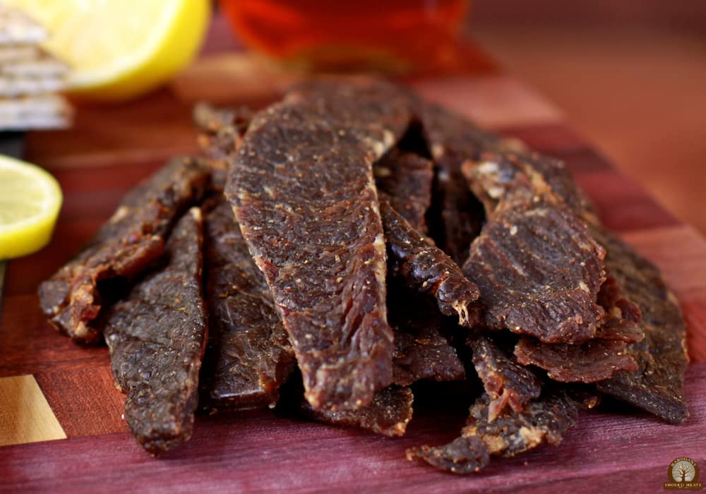 Mahogany Smoked Meats: Sweet N Spicy Brisket Jerky - 16oz