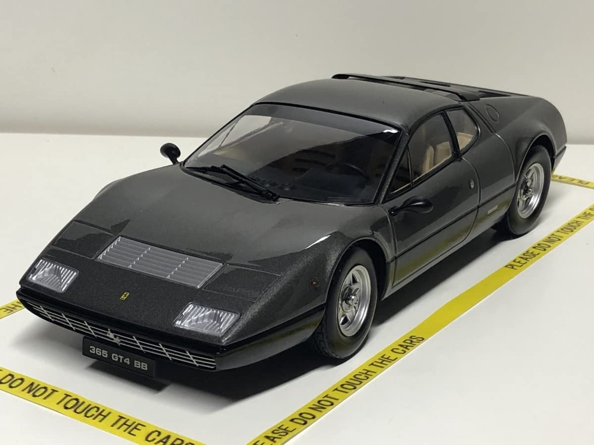 Amazon.co.jp: KK scale 1/18 Ferrari 365 GT4 BB 1973 シルバー ダイ 