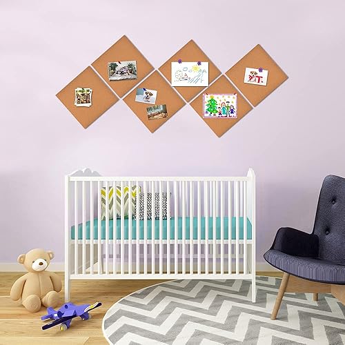 Miniatura 4 de Rollo de Tablero de Corcho Autoadhesivo, Tableros de Corcho de 18" de Grosor para Paredes, Rollo de Tablero de Corcho de 11.8"x47" para Oficina,