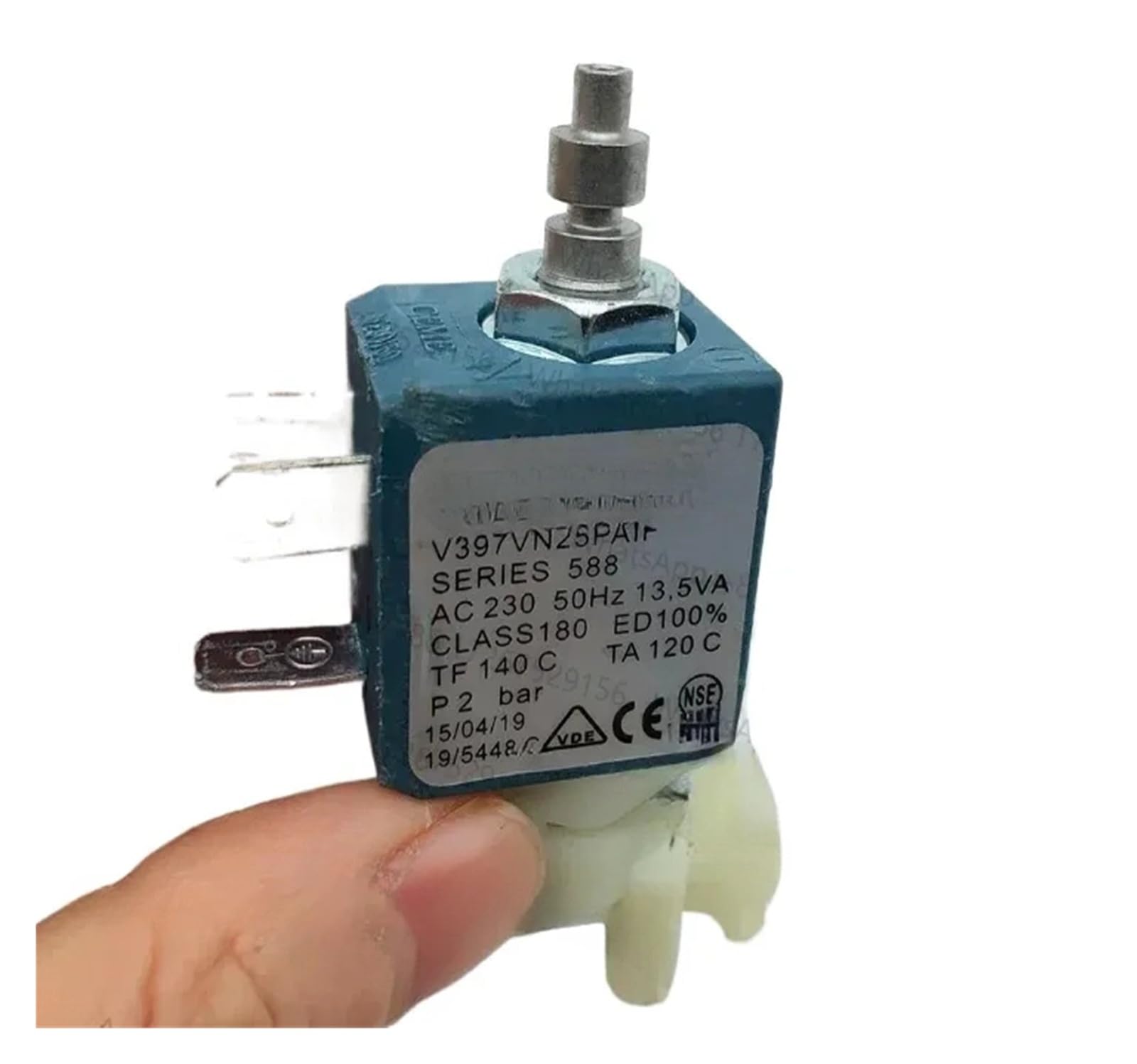 Piezas De Válvula Solenoide for Cafetera SERIE 588 V397VN25PAIF 13.5VA, Compatible Con CEME,V397 for Cafetera Limpiadora A Vapor