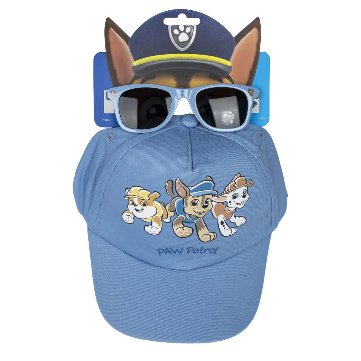 CERDÁ LIFE'S LITTLE MOMENTS Set Gorra y Gafas de Sol de La Patrulla Canina, Multicolor, Estándar Unisex niños