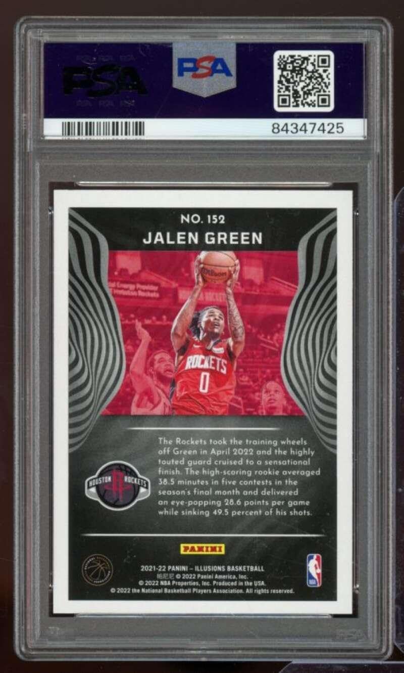 Jalen Rookie Card 2021-22 Illusions #152 PSA 9 - Basketball Slabbed Rookie Cards