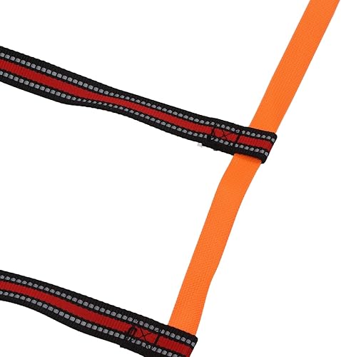 Miniatura 7 de VGEBY Escalera de entrenamiento de agilidad Escalera de entrenamiento Escalera de cuerda de entrenamiento, obstáculos de velocidad de escalera de