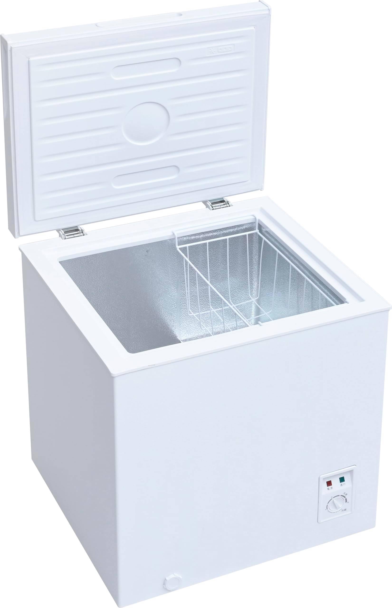 66L  22年 冷凍庫　上開きタイプ　 新品買うならこれを Amazon.co.jp: 冷凍庫 66L 上開き ホワイト 一人暮らし 静音設計
