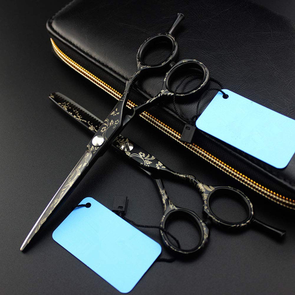 Japan Steel 6 Pulgadas De Corte Profesionales Tijeras De Peluquería Pelo Peluquero Profesional Tijeras Conjunto De Pelo Tijeras De Adelgazamiento Tijera Corte De Pelo Para El Salón O Home