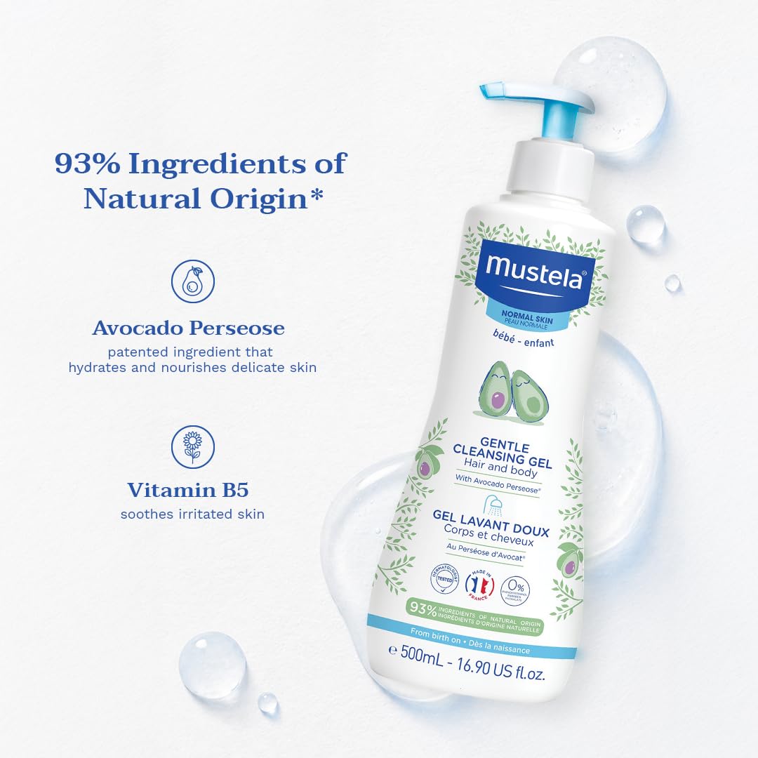 Mustela Gel Lavant Doux Flacon Pompe 500 ml