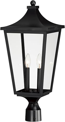 Maxim Sutton Place VX - Linterna de pared para exteriores con 2 luces, 24.25 pulgadas de alto y 10 pulgadas de ancho