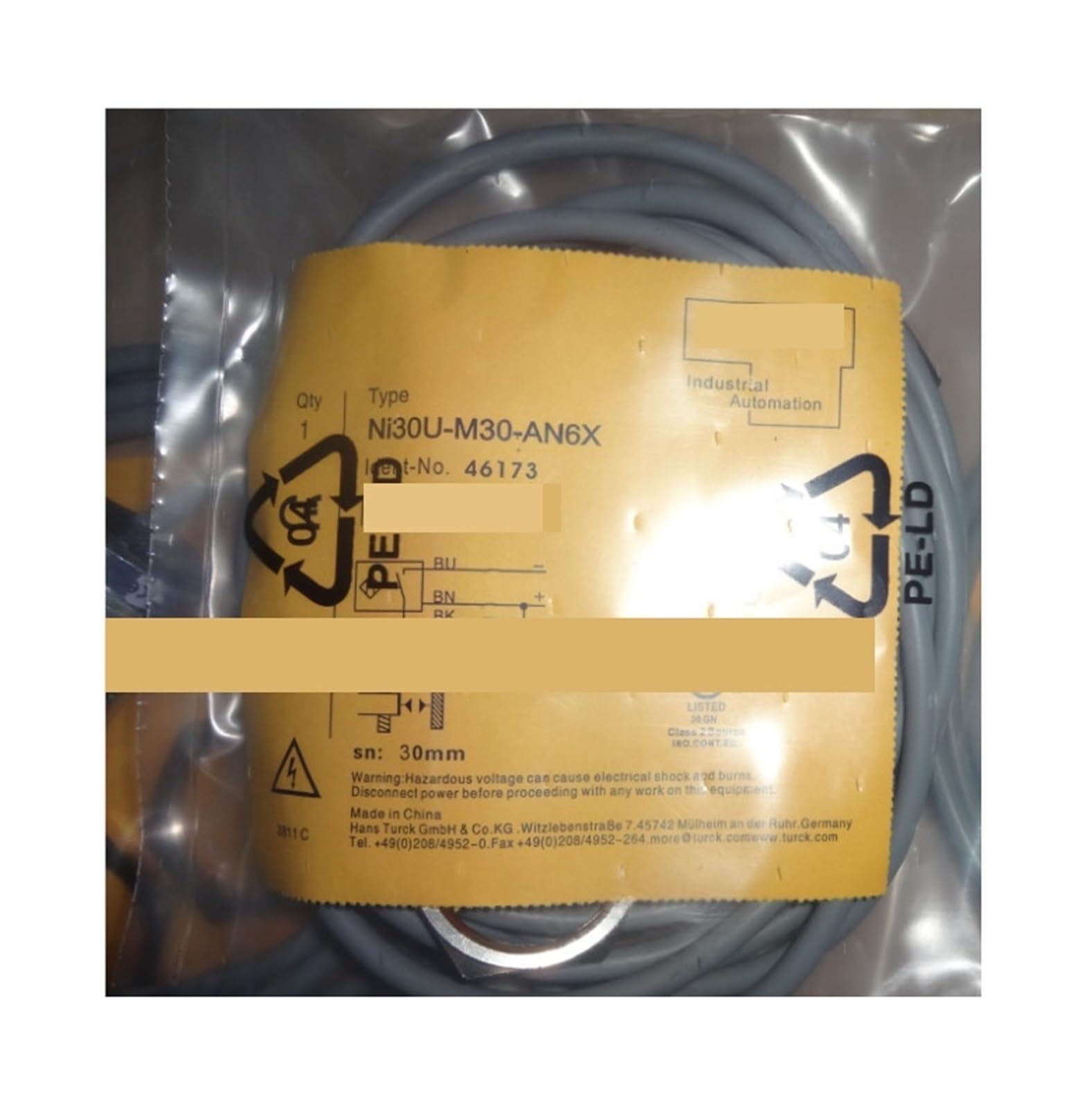 Zoz03y0 Ni30u-M30-Ap6x Ni30u-M30-An6x Proximity Switch Sensor(Ni30u-M30-Ap6x)