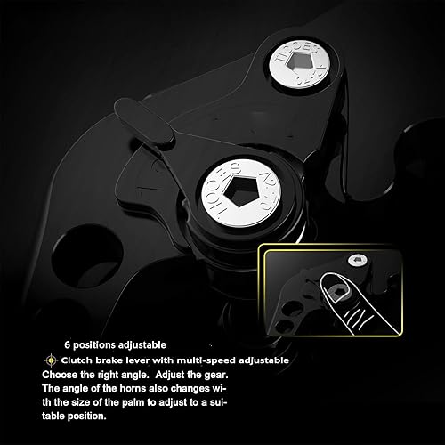 Miniatura 4 de PRASHANT Motorcycle Clutch Lever and Brake for B-enelli TNT 125 135 2016-2021 Aluminum Motorcycle Brake Lever Clutch Handle