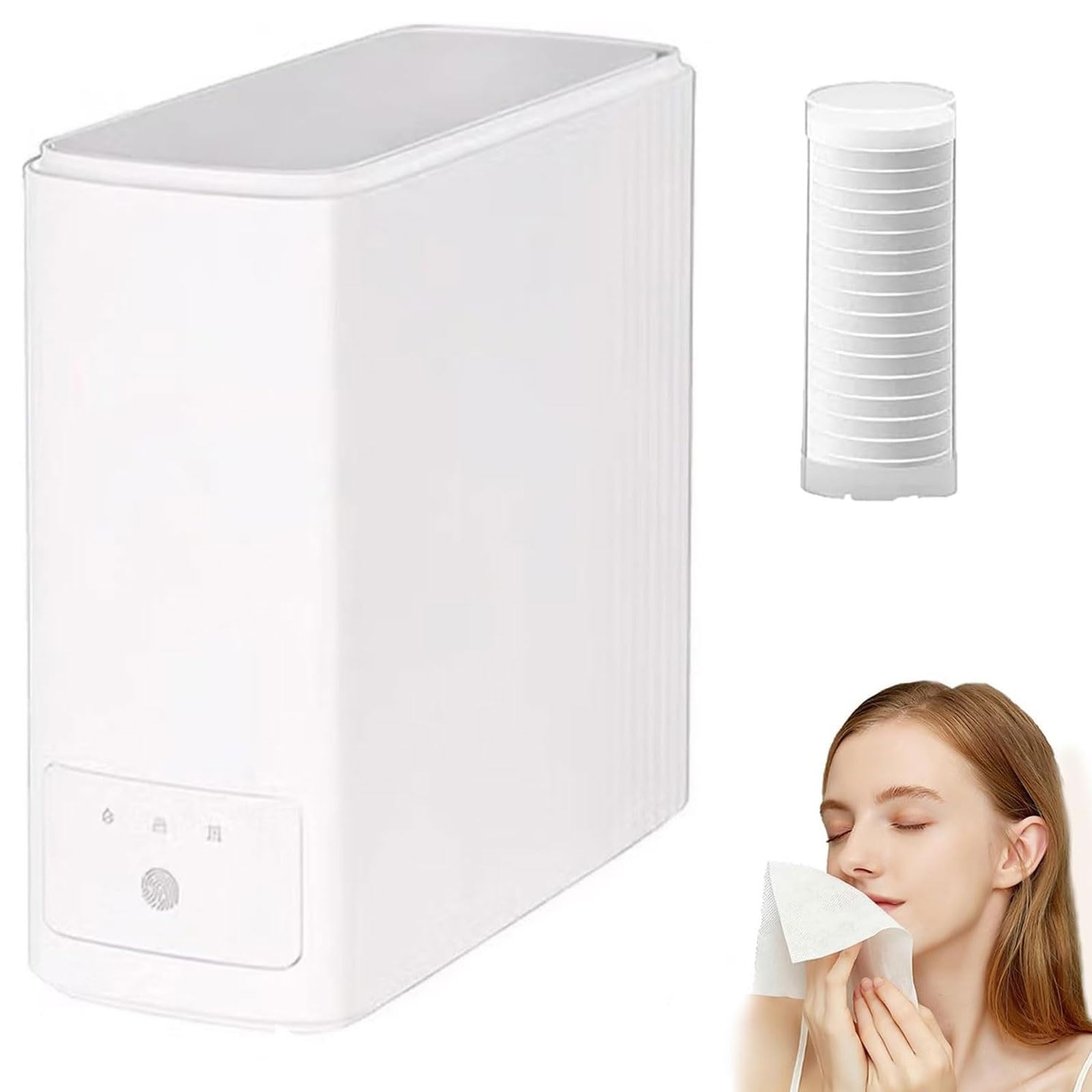 Calentador de toallas faciales desechables con sistema avanzado de calor constante