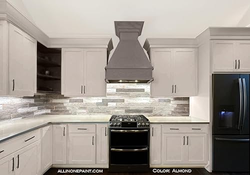 Miniatura 2 de Heirloom Traditions - Pintura todo en uno, Almond (blanquecino, tono bronceado), 32 onzas, pintura duradera para alacenas y muebles, imprimante y