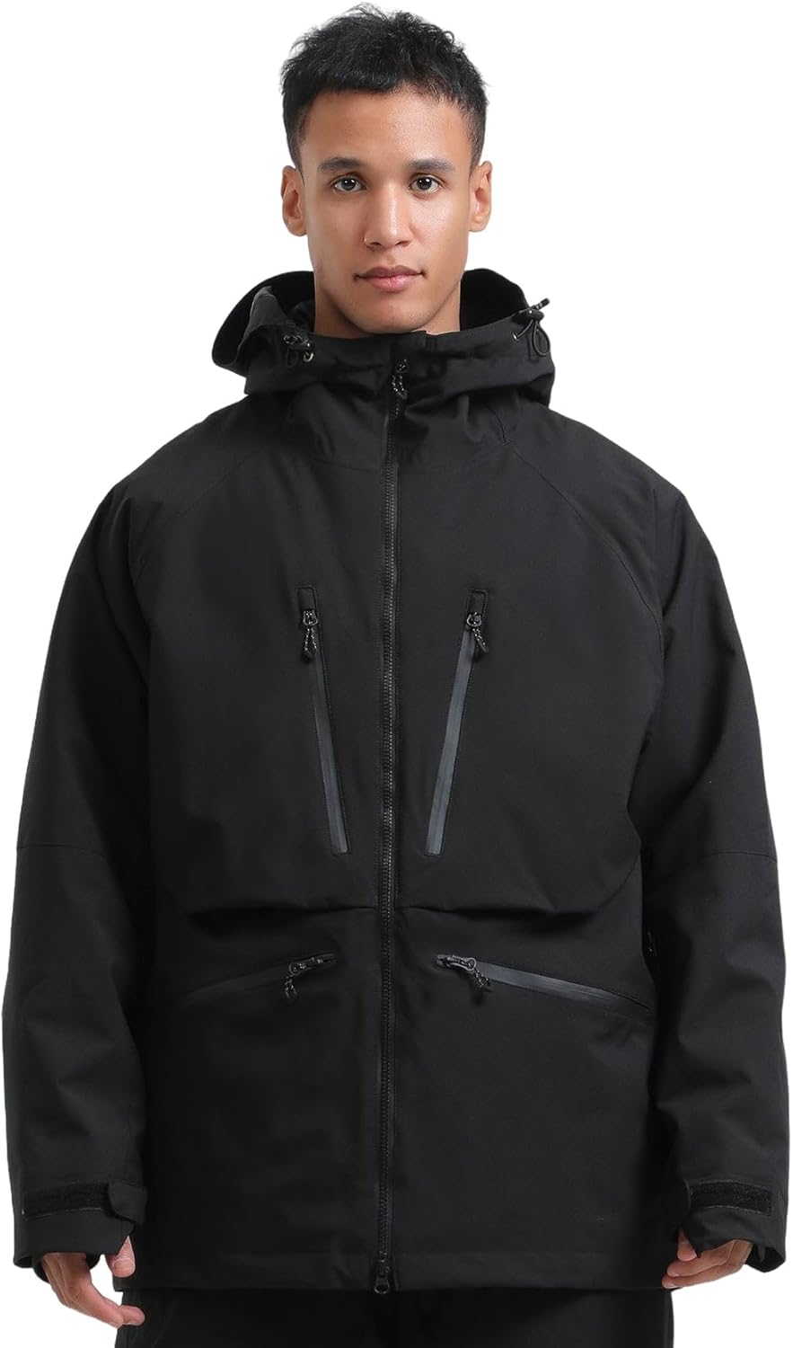 GSOU SNOW Snowboard Jacket Womens Ski Jacket Mens Snow Coat Baggy Waterproof Insulated Winter Hooded Mountain Coats