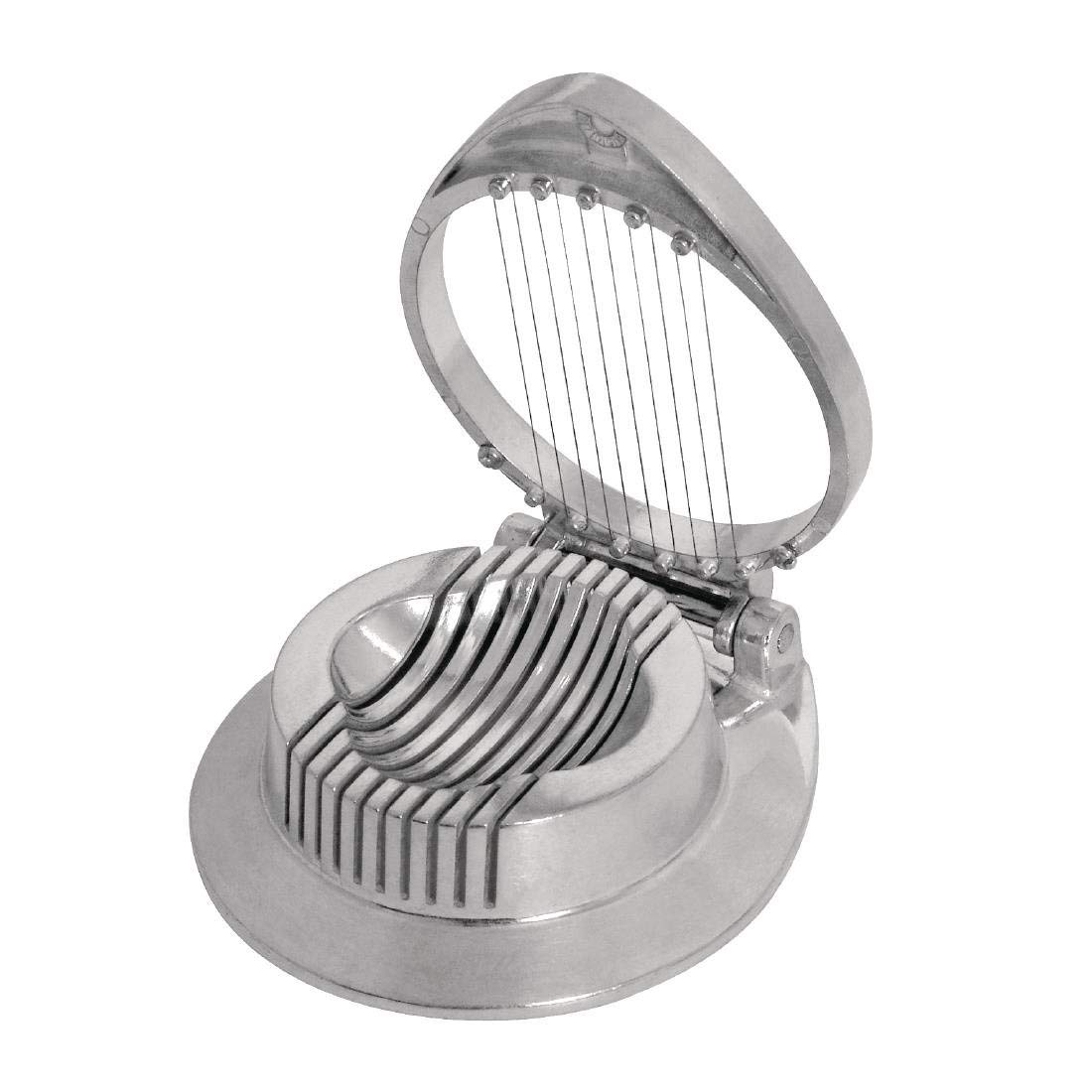 Vogue Duplex Egg Slicer - Heavy Duty Aluminium Cutter for Boiled Eggs, Soft Fruit, Avocados J153