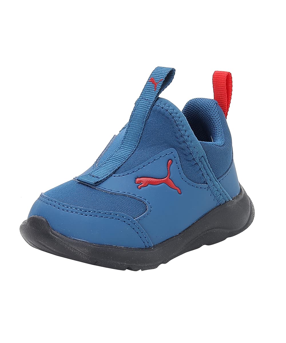 Puma Unisex-Baby Fun Racer Slip On Infant Lake Blue-High Risk Red Sneaker - 4UK (19366715) (B0BLNR6D32) Amazon Price History, Amazon Price Tracker