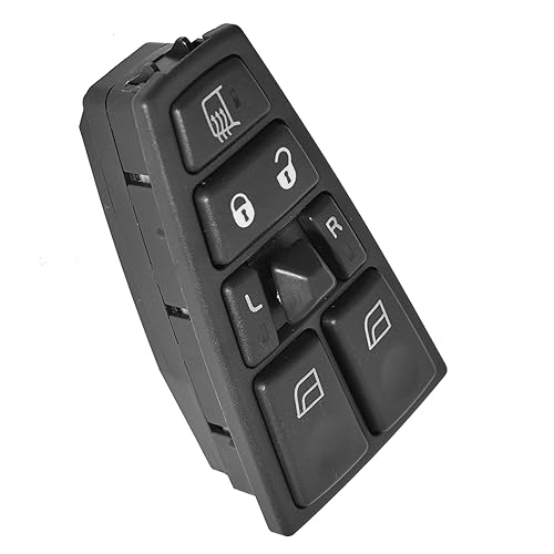 Miniatura 5 de Interruptor de botón de ventana eléctrica delantera izquierda para reemplazo del panel lateral del conductor para 2004-2012 Volvo Truck FH12 FH13 FM