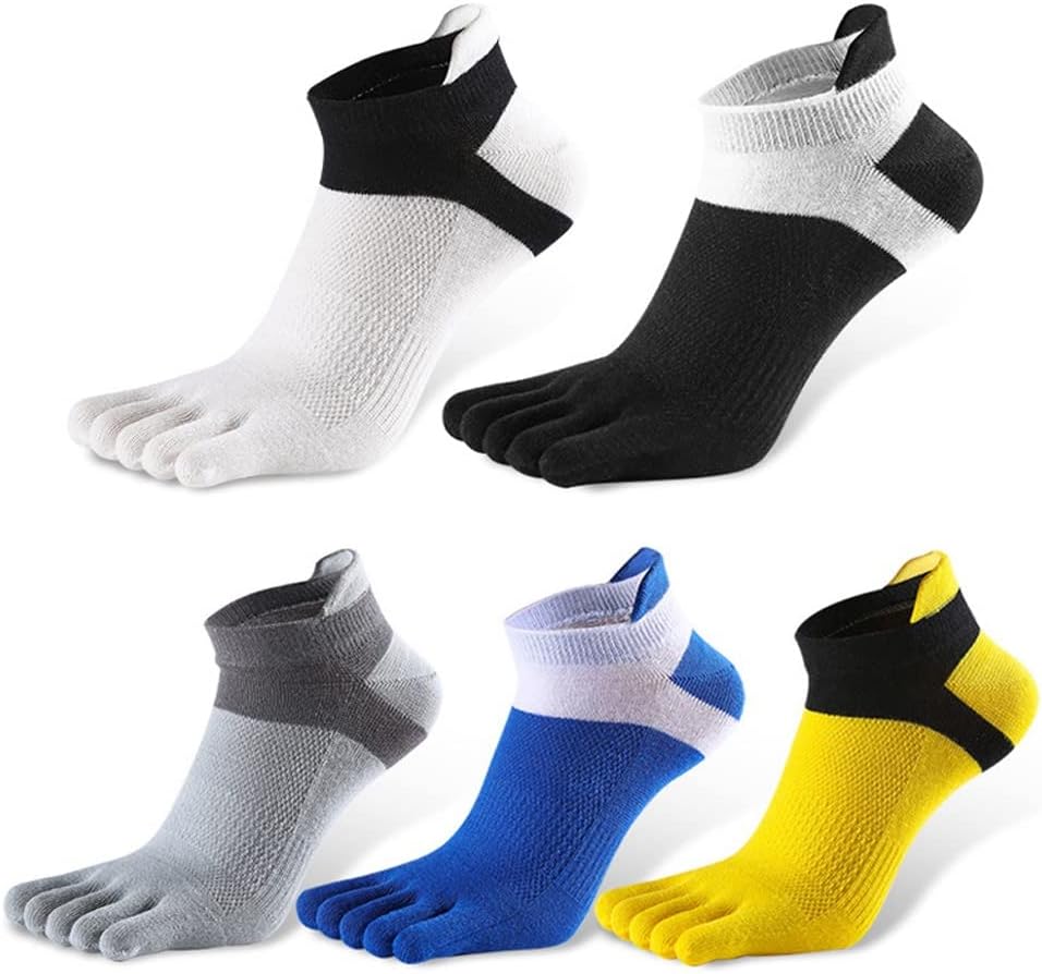 5 Pairs/lot Men's Socks Cotton Five-finger