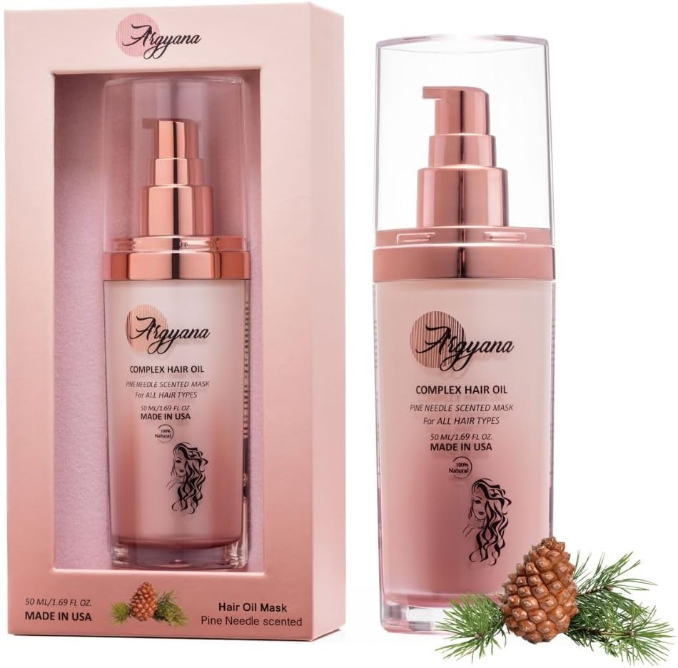 Hair Oil Mask Pine Needle Scented (50ml) | Recommended for Coarse Hair before Showering/for women