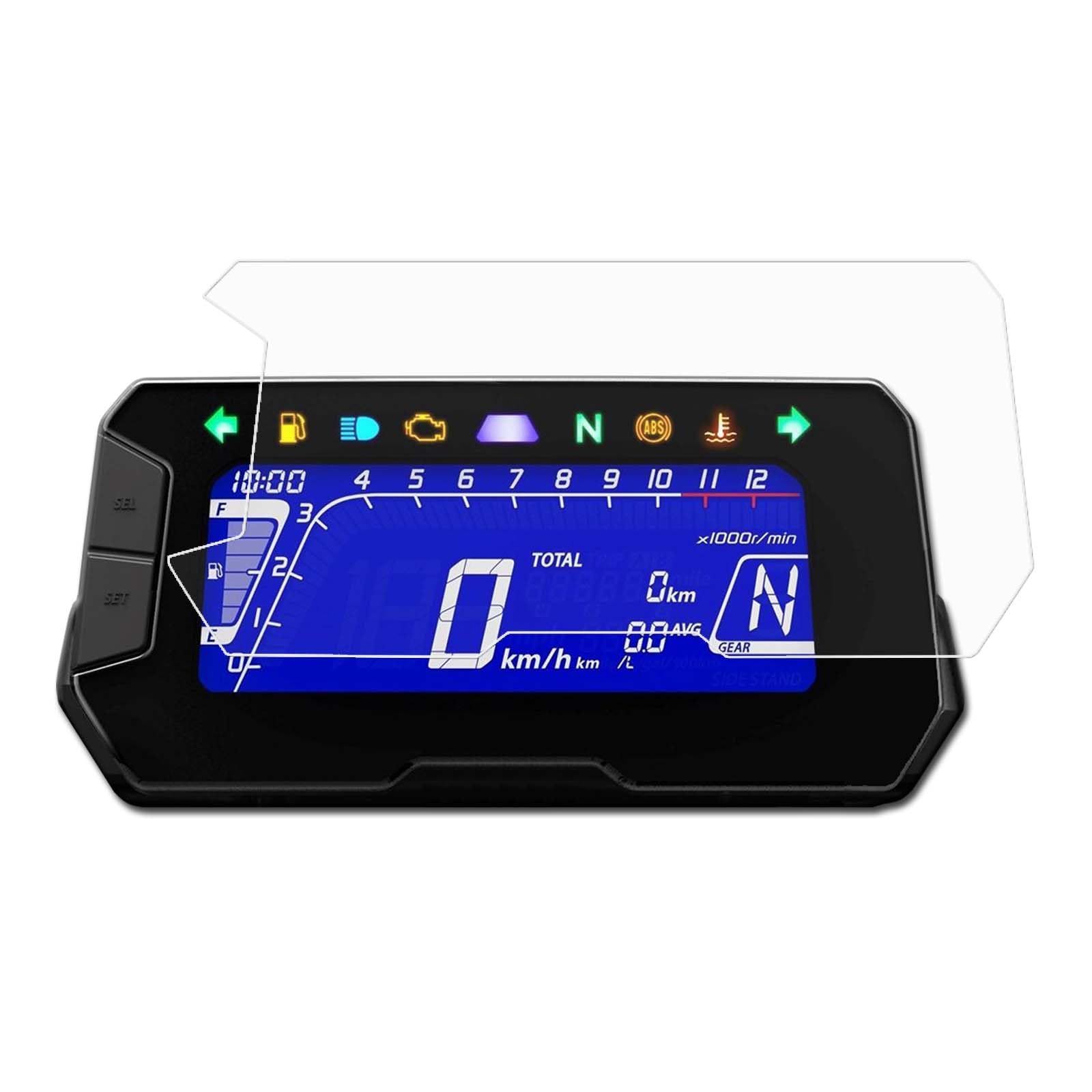 Motorcycle Accessories Nano Glass Dashboard Screen Protector Kit for Honda CB125R 2018+ / CB300R 2018-2025 (1 x Anti Glare)