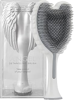 Tangle Angel 2.0, Detangling Hair Brush, Best Detangler Comb For Tangled, Thick, Thin, Straight, Curly, Wet, Dry, Fine, Damaged, Hair Extensions, Short Or Long Hair. Gift For Women, Girls, Kids.