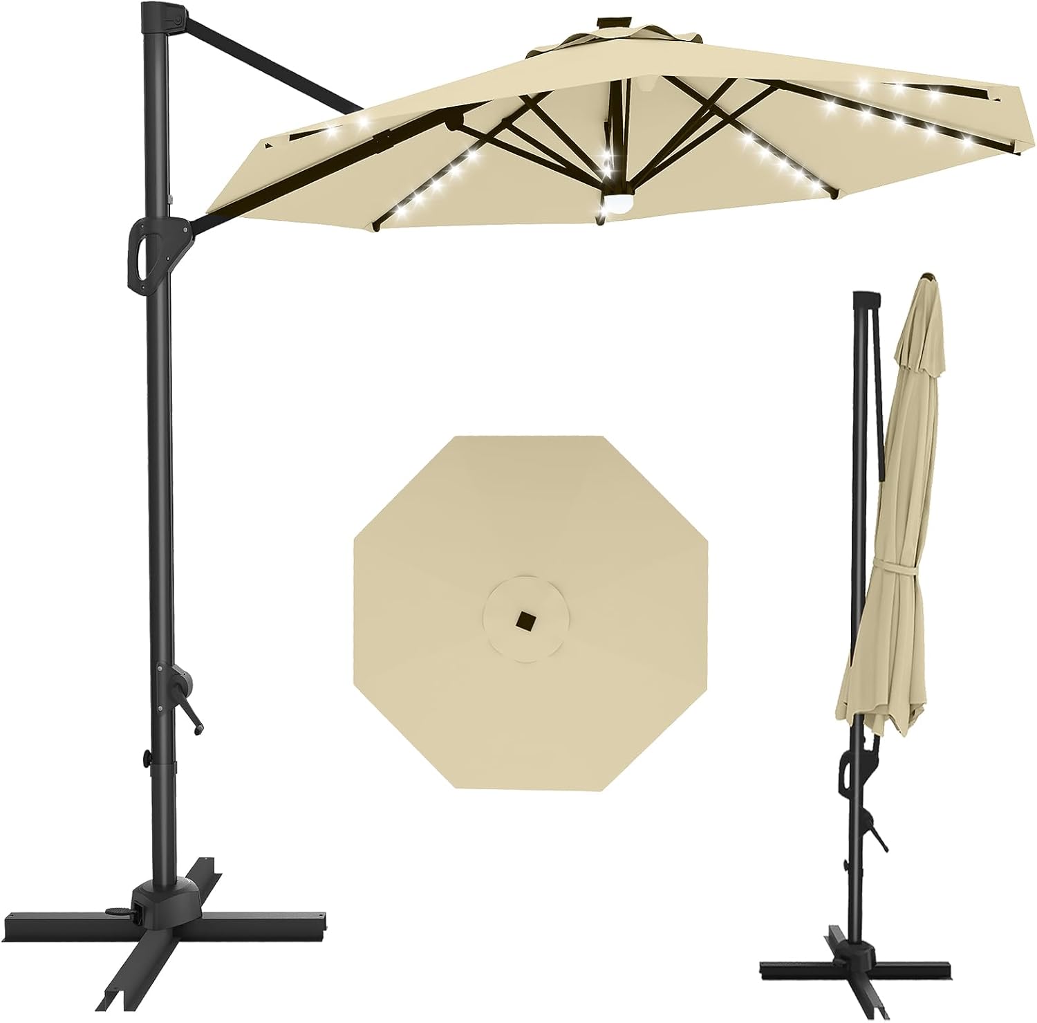 Elevate Your Outdoors: GarveeLife 10FT Cantilever Umbrella Review