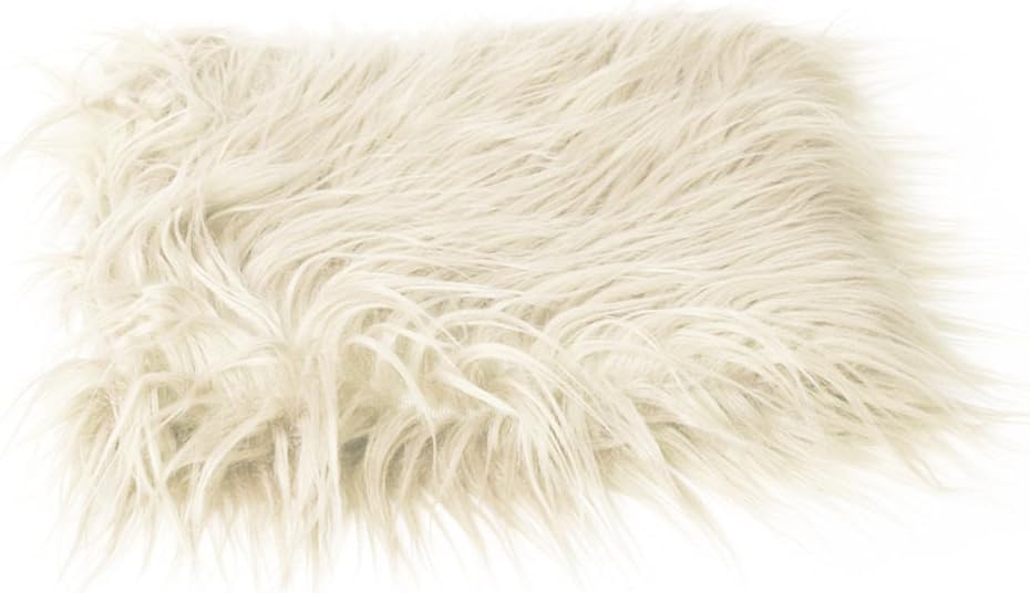 Slaxry Newborn Soft Faux Fur Blanket Photography Props Rug Mat Backdrop for Baby Infant
