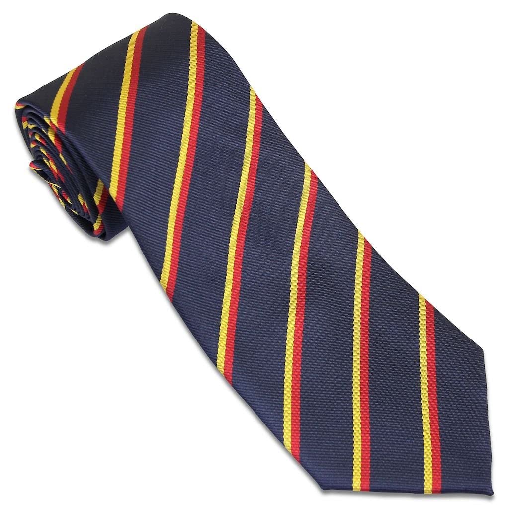 The Regimental Shop Men's Blue/Red/Yellow Reme Polyester Regital Tie