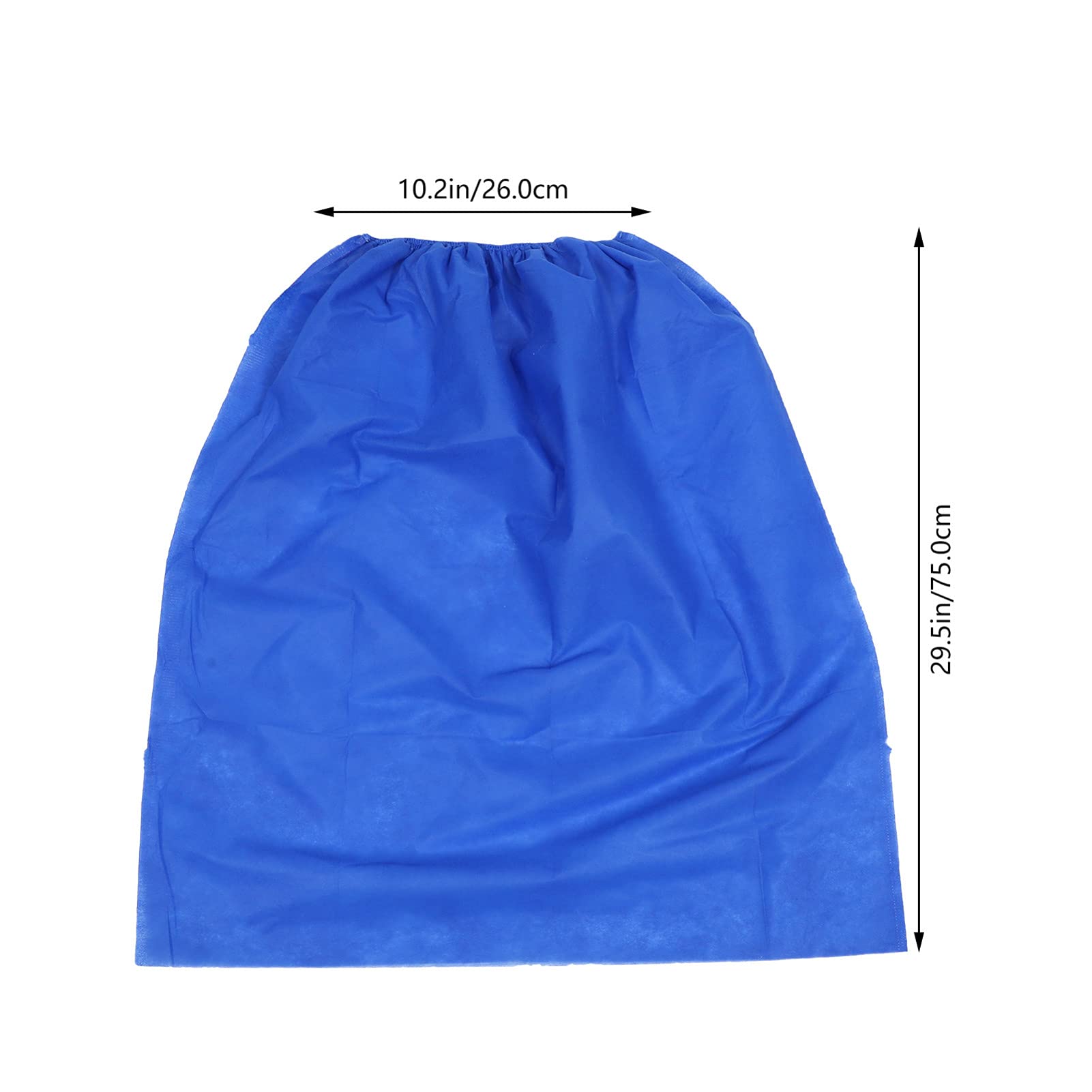 GOOHOCHY 10Pcs Disposable Bath Skirt for Women Comfortable Non Woven Fabric Beauty Salon Customer Skirt Lightweight and Breathable for Spa and Sauna Use Blue