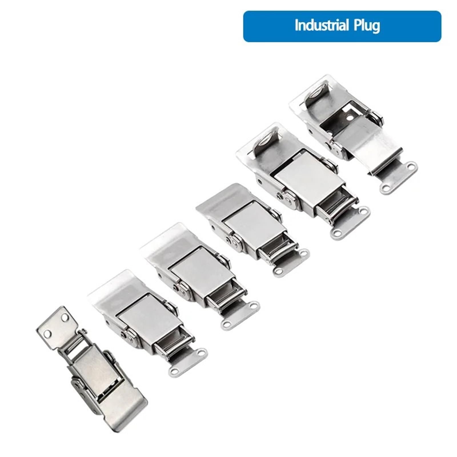 Telaio in cassa di legno Scatola ad angolo retto Attrezzatura industriale Serratura for porta dell'armadio Fibbia in acciaio inossidabile 304 1 pz(152.3x40mm)