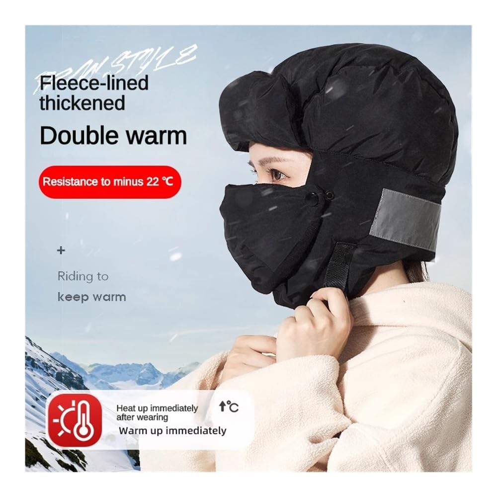 1pcs Inverno Outdoor Moto Equitazione Caldo E Freddo Cappello di Cotone Antivento Cappello di Protezione Dell'orecchio Cappello Per Uomini E Donne