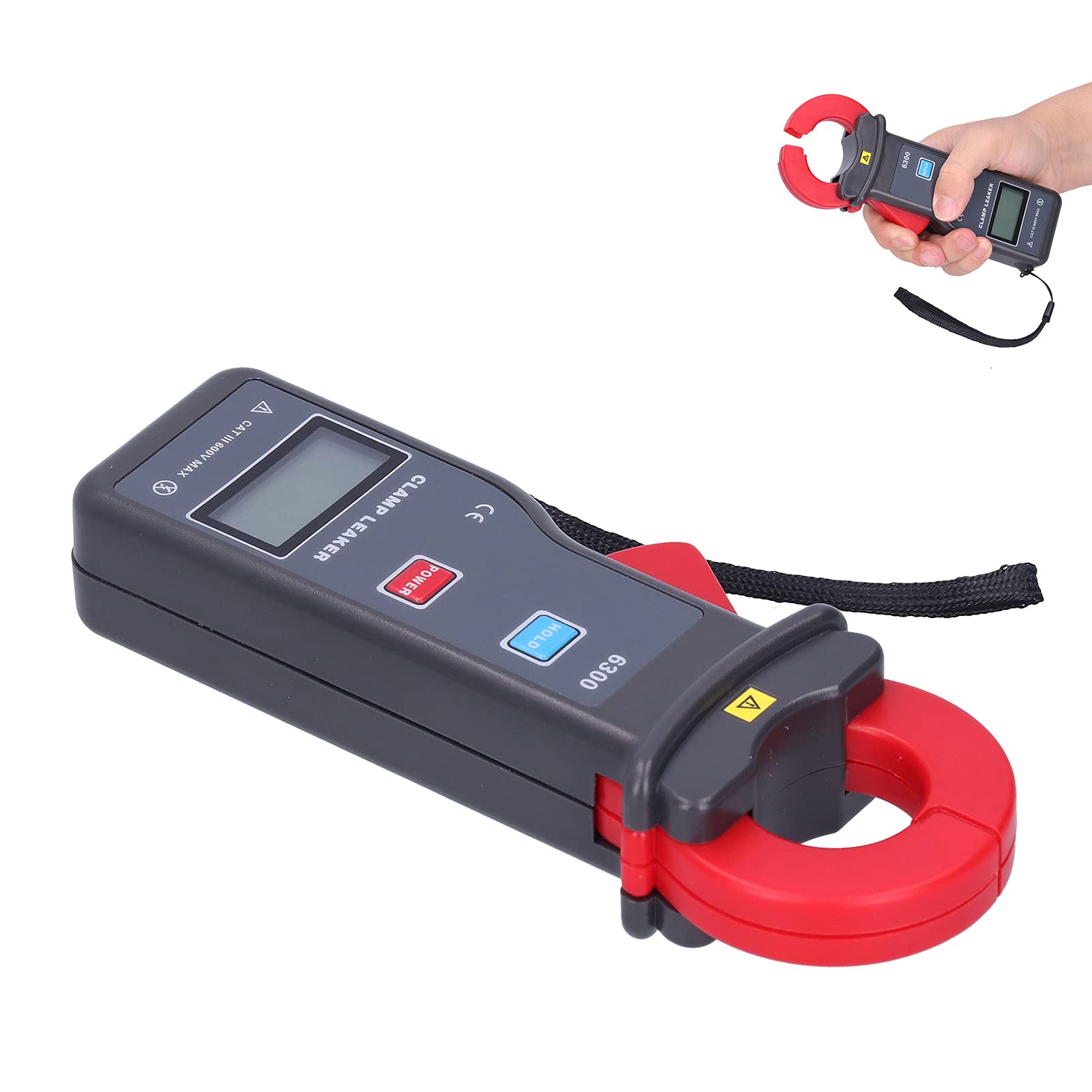 Strommesszange Zangenstrommesser LCD-Anzeige Leckstrom Zangenmultimeter mit USB-Schnittstelle